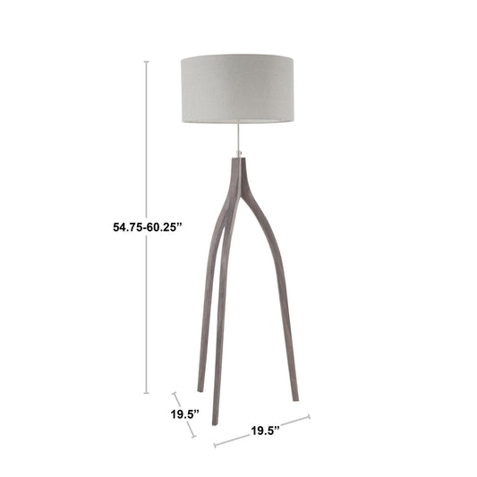 Wishbone - Contemporary Floor Lamp