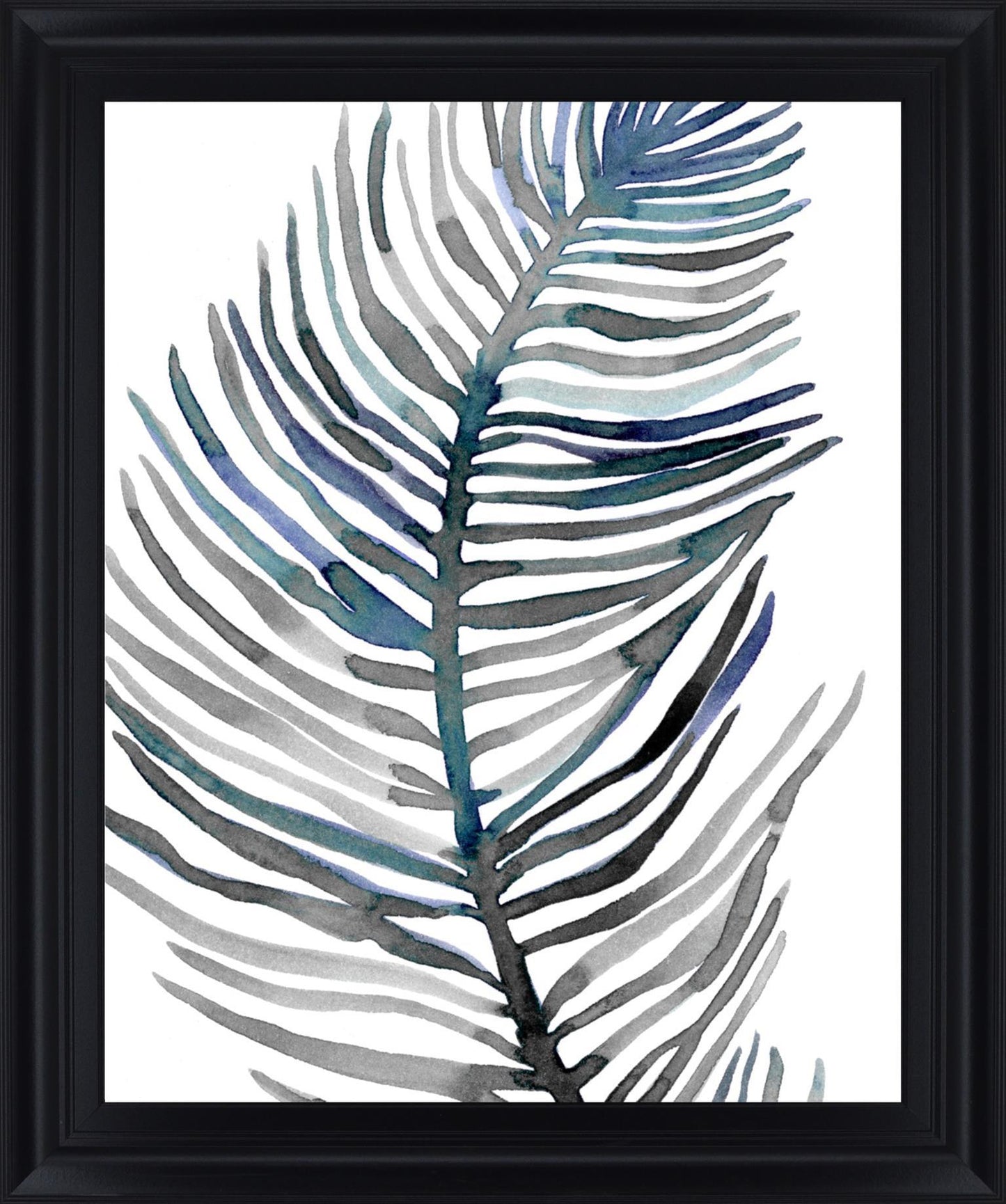 Feathered Palm Iii By Emma Scarvey - Gray