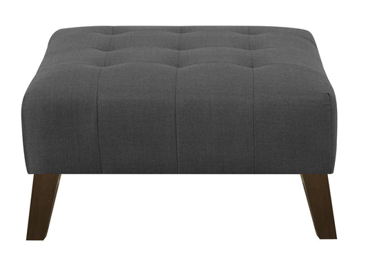 Square Ottoman - Gray