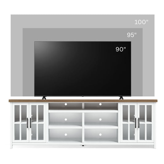 Hampton - TV Stand Console & Cable Management