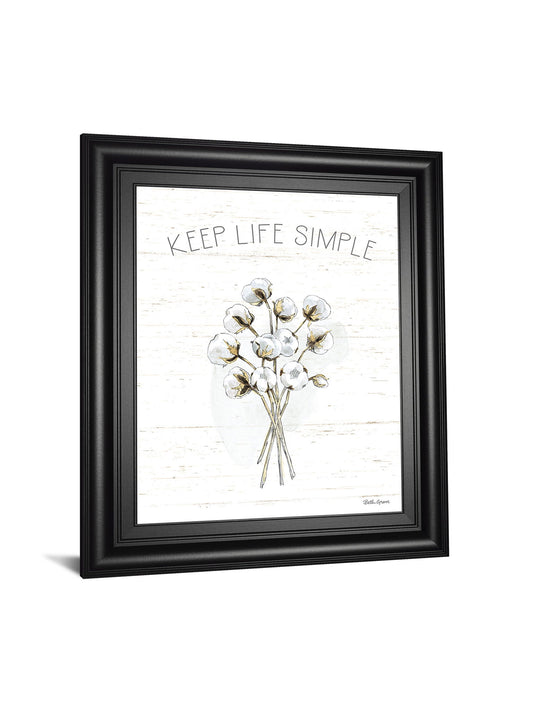 Farmhouse Cotton IV By Beth Grove - Framed Print Wall Art - White