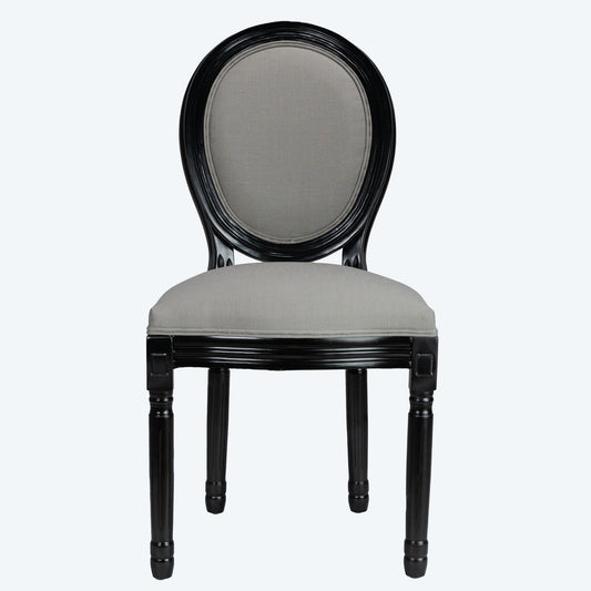 Upholstered & Round Back Dining Chairs (Set of 2)