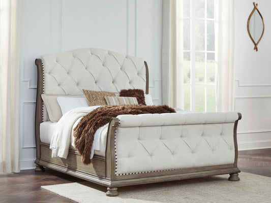 Ardenfield - Upholstered Sleigh Bed