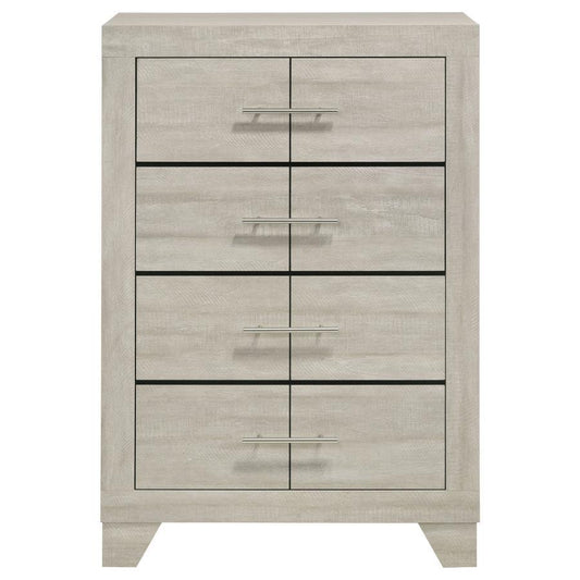 Trenton - 4-Drawer Bedroom Chest Of Drawers - Rustic Cream