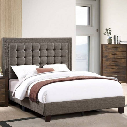 Upholstered Bed Tufted Headboard
