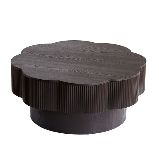 Modern Plum Blossom Shaped Coffee Table With Storage