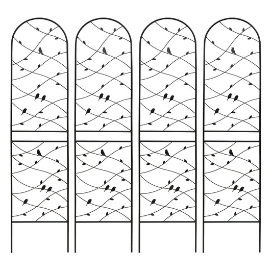 Garden Rustproof Trellis For Climbing Plants