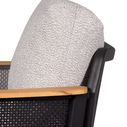 Sofa Set With Armrests - Black / Black Multi