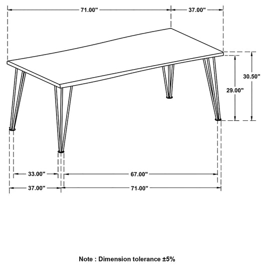 Shanahan - Dining Table - Natural