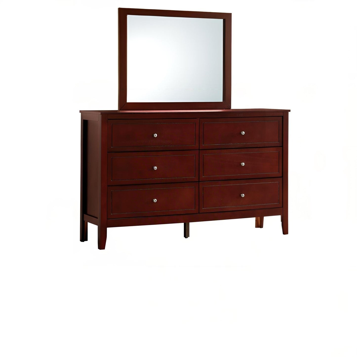 Daniel - Dresser, 6 Drawer Storage - Cherry