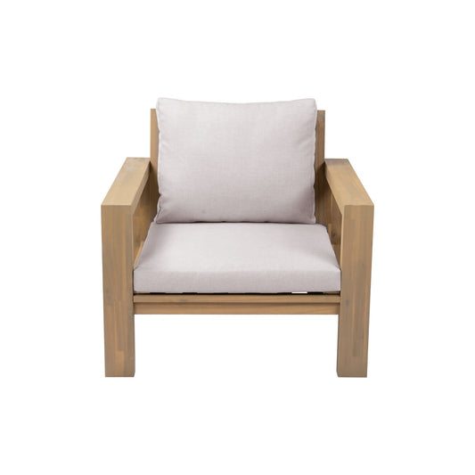 Stylish Outdoor Armchair With Cushion For Garden