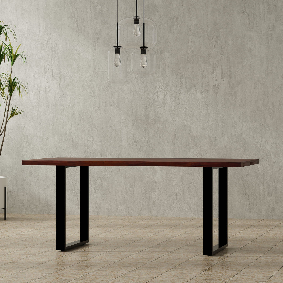Fieldcrest - Dining Table - Dark Walnut