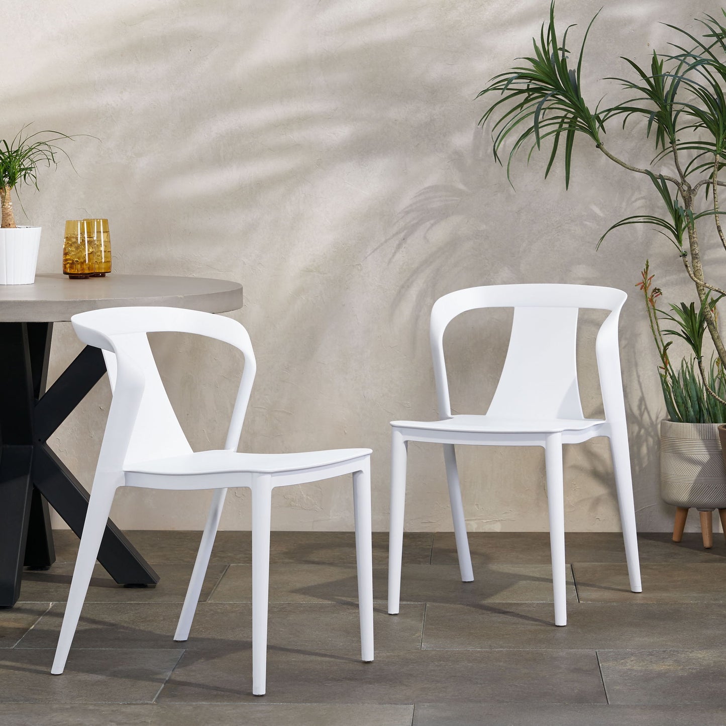 Orchid - Chair (Set of 2) - White