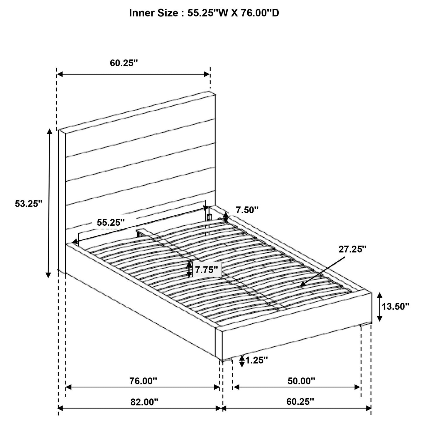 Dulcey - Bedroom Set With Modern Tufted Headboard