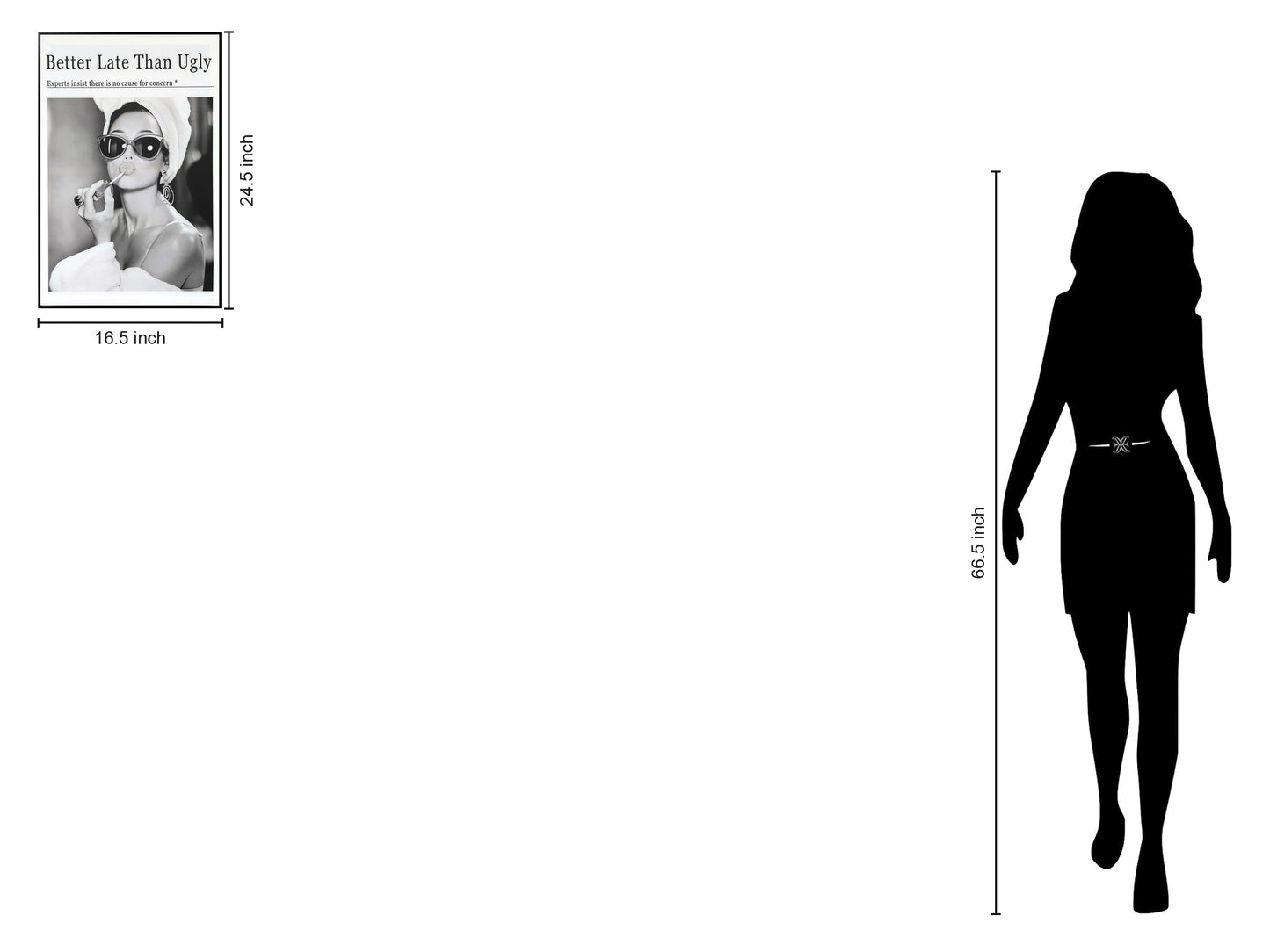 "Chic Reflection" Canvas In Frame - Gray