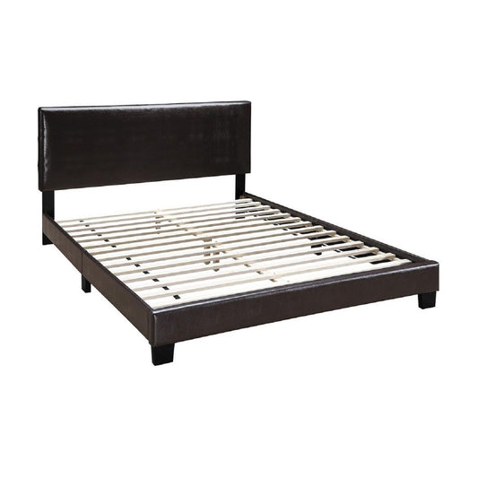 Upholstered Bed With Adjustable Headboard