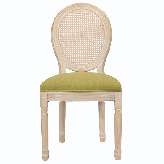 French Country Dining Chairs & Round Back (Set of 2)
