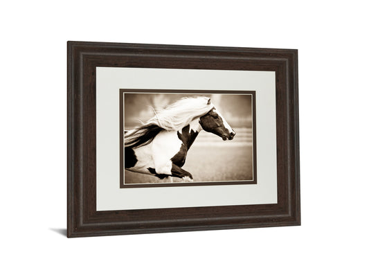 Gypsies Pride By Carol Walker - Framed Print Wall Art - Light Brown