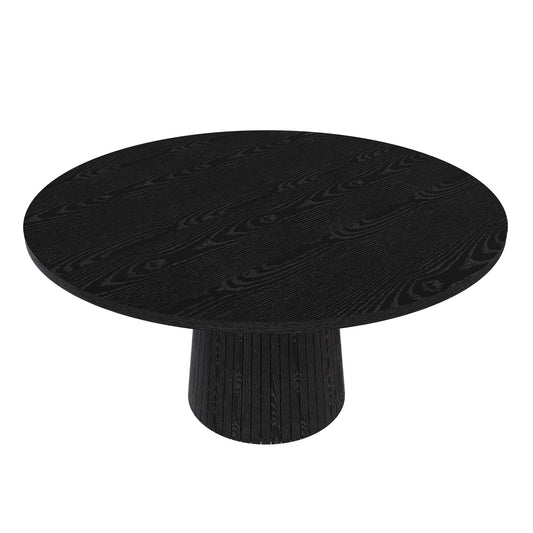 Round Dining Table With Strip Base