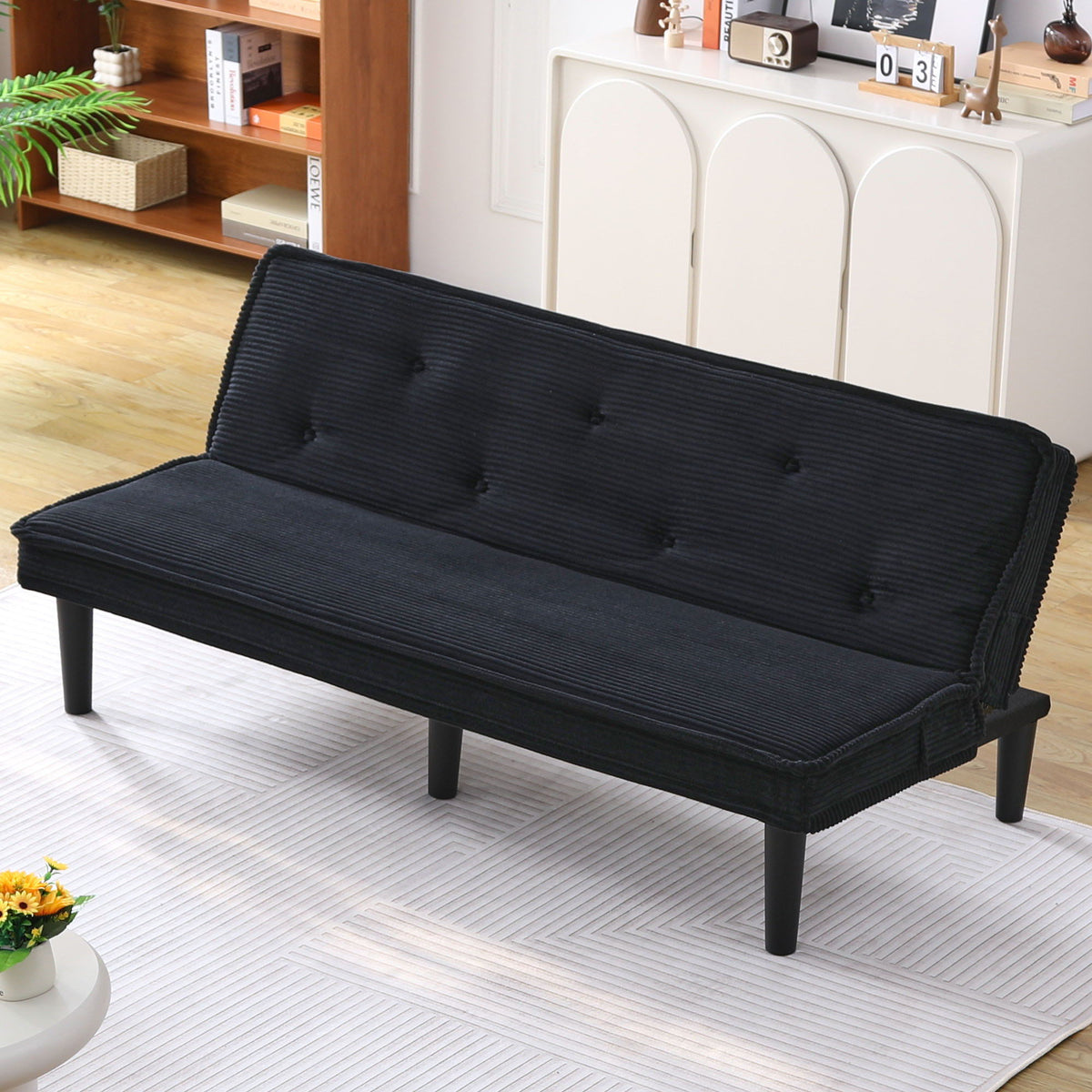 Versatile Sofa Bed With Solid Wood Frame