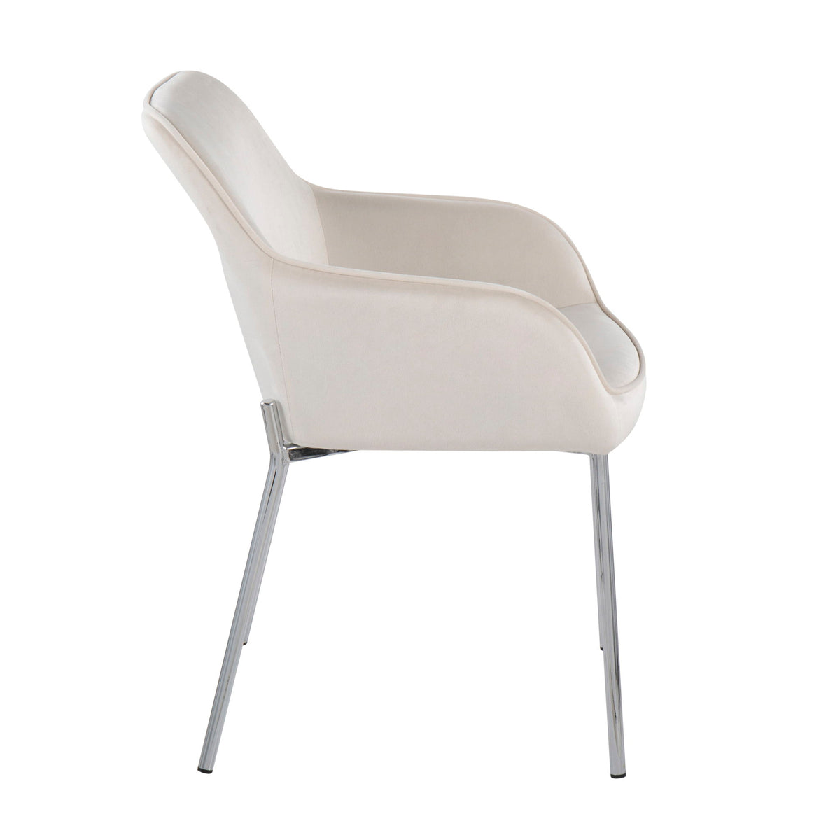 Daniella - Contemporary Dining Chair (Set of 2) - Cream