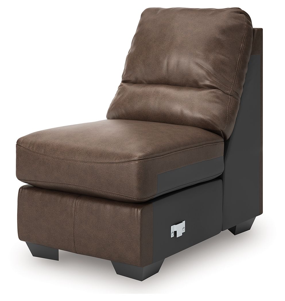 WillowBend - Armless Chair - Umber