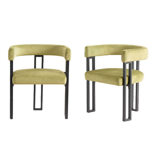 Cushioned Accent Armchairs (Set of 2)