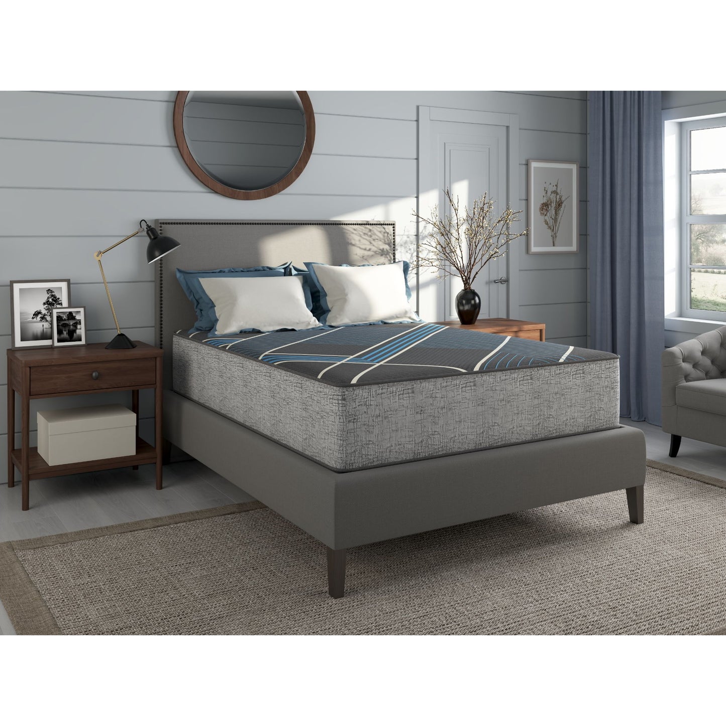 Tempagel - 13" Plush Mattress With Cooling Technology