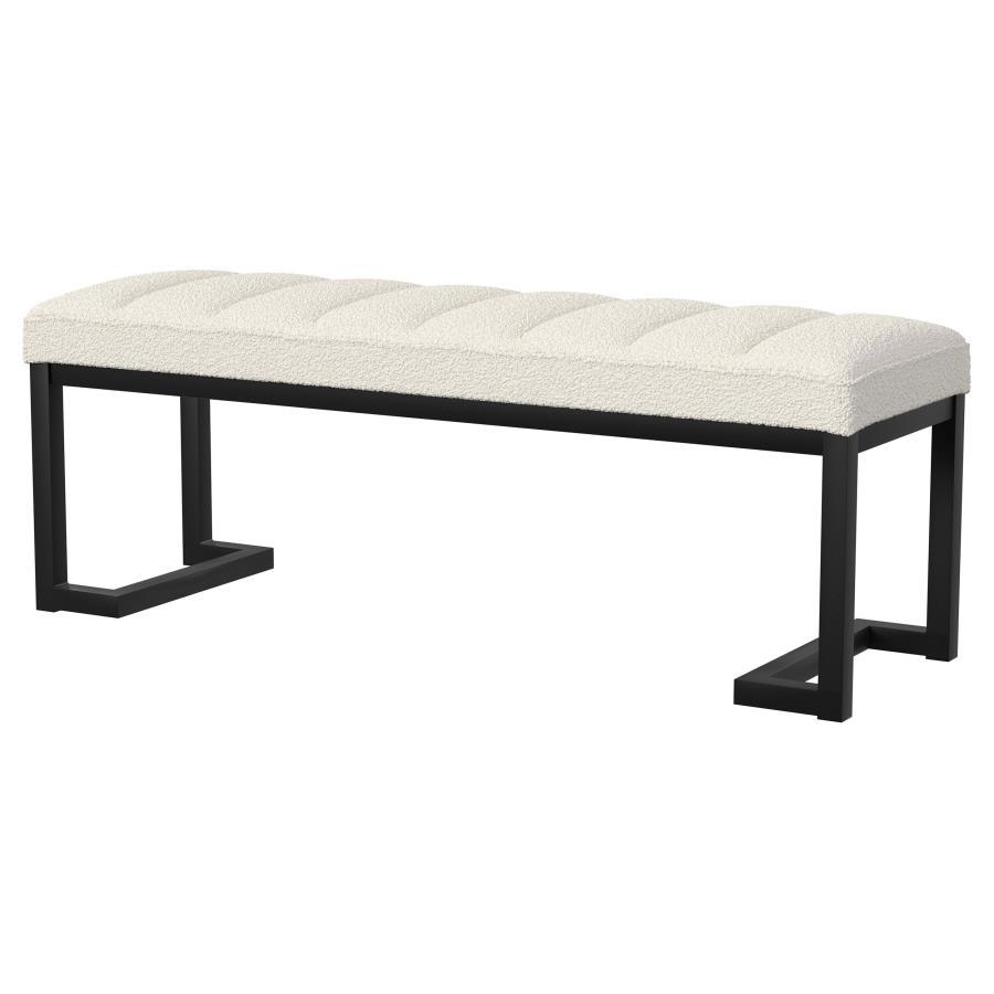 Mesa - Boucle Upholstered Tufted Accent Bench