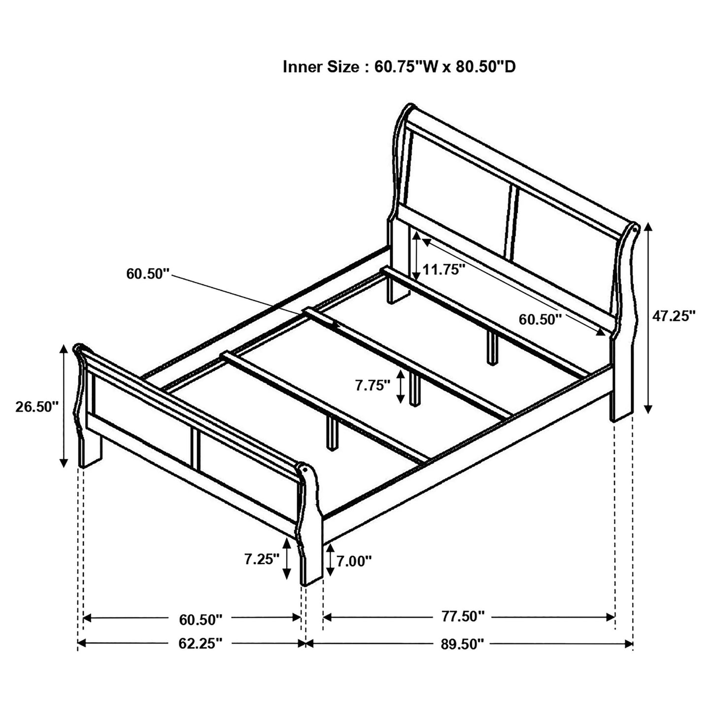 Sleigh Bed