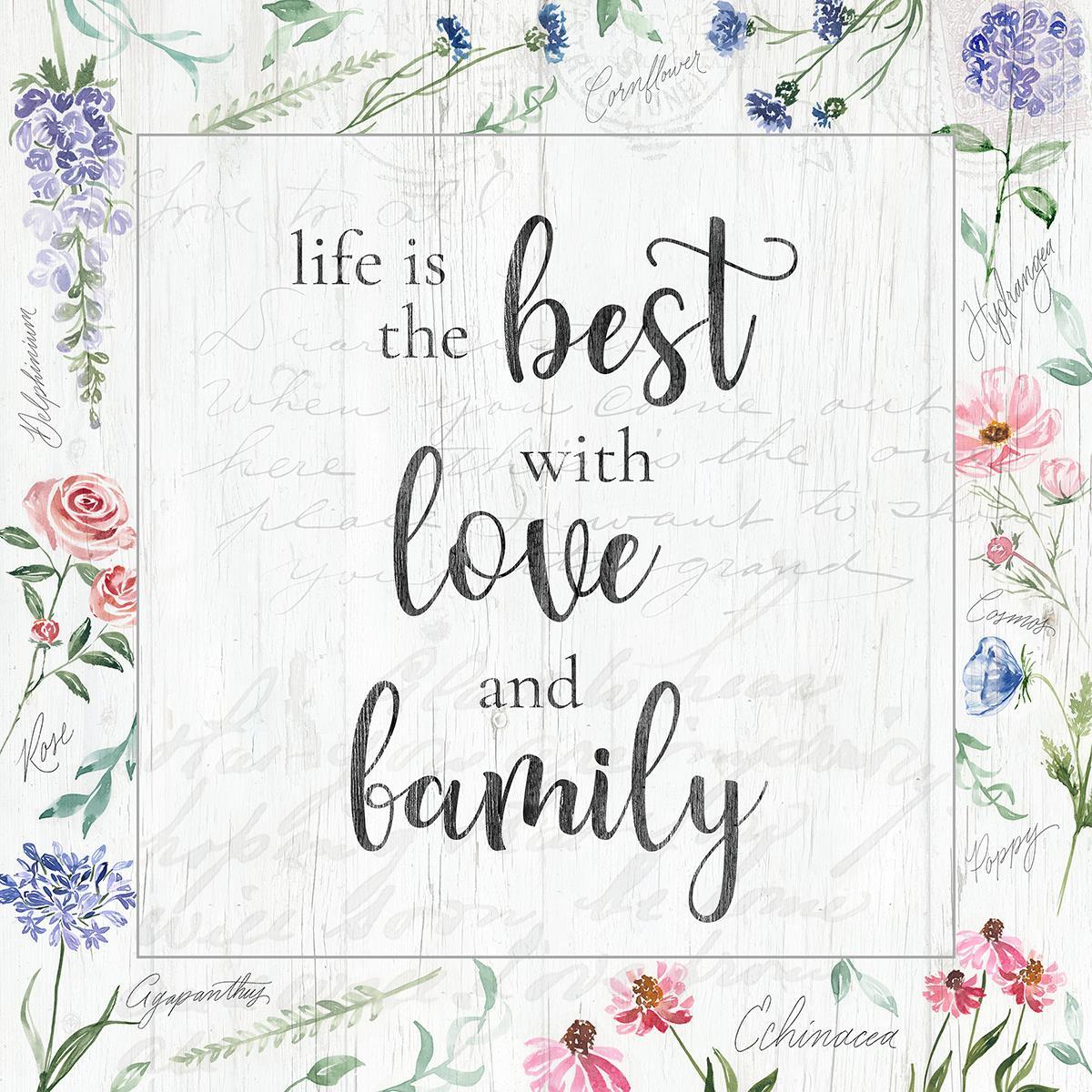 Love And Family By Kristen Brockmon (Small) - Gray