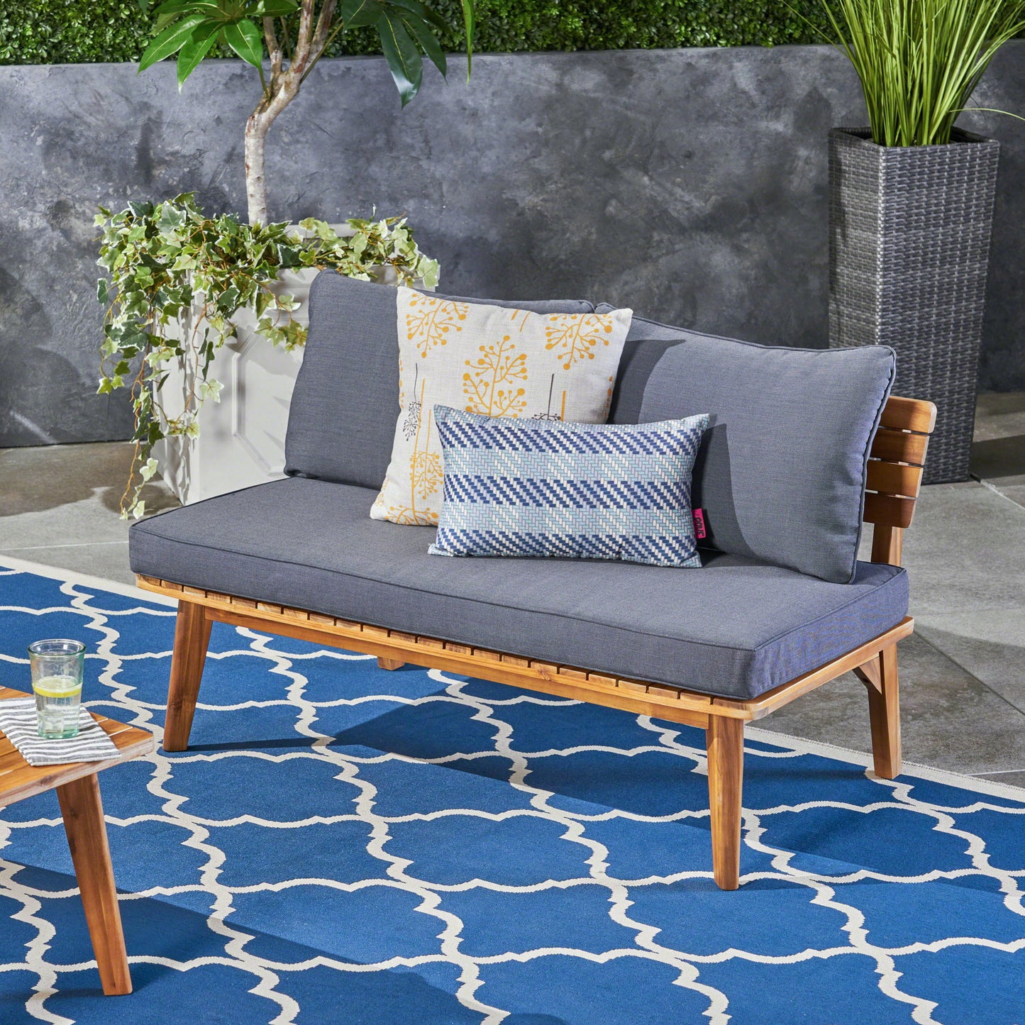 Balmoral - Loveseat - Gray