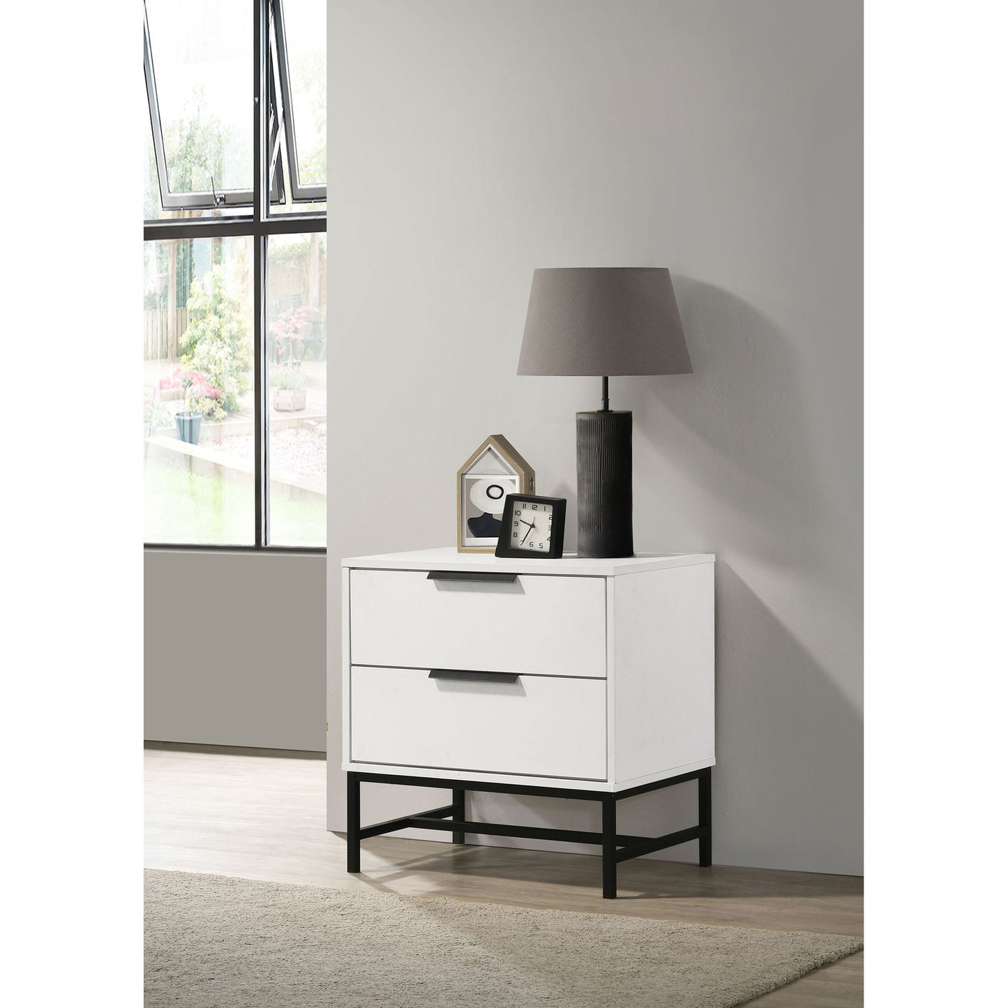 Yountville - 2 Drawer Nightstand - White
