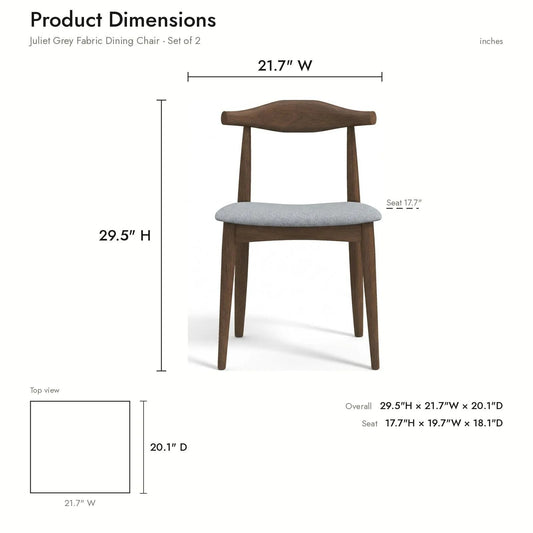 Destiny - Dining Chairs (Set of 2) - Gray