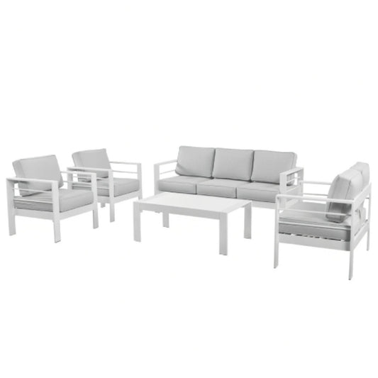 Outdoor Patio Set With All-Weather Thick Cushions