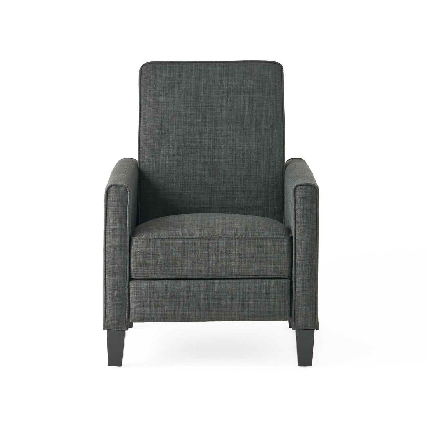 Gray armchair on a white background