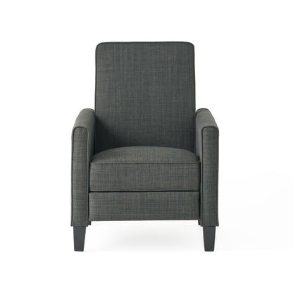 Gray armchair on a white background