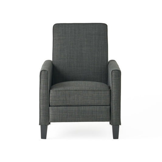 Gray armchair on a white background