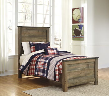 Trinell - Twin Panel Rails - Brown