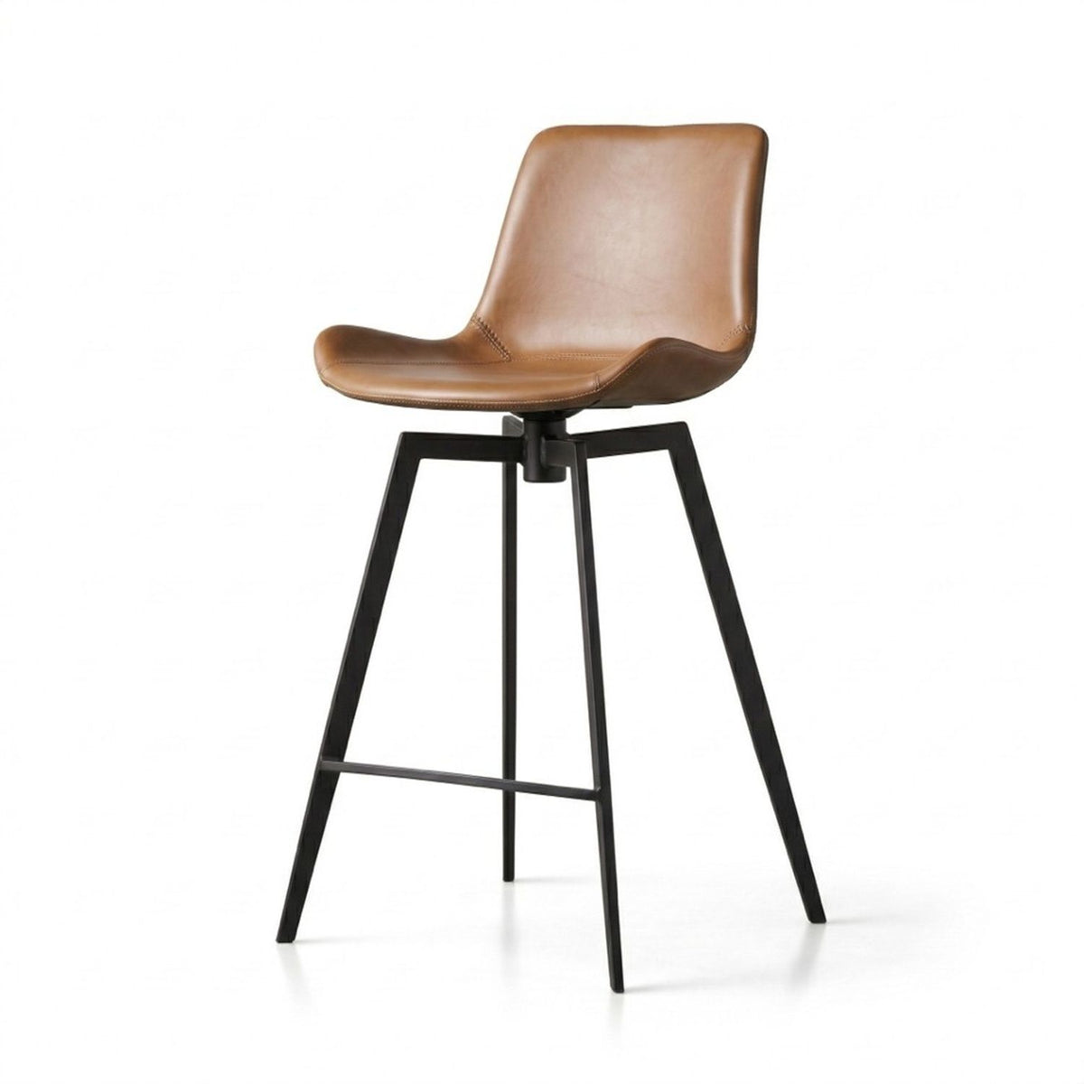 Swivel Counter Stool - Brown