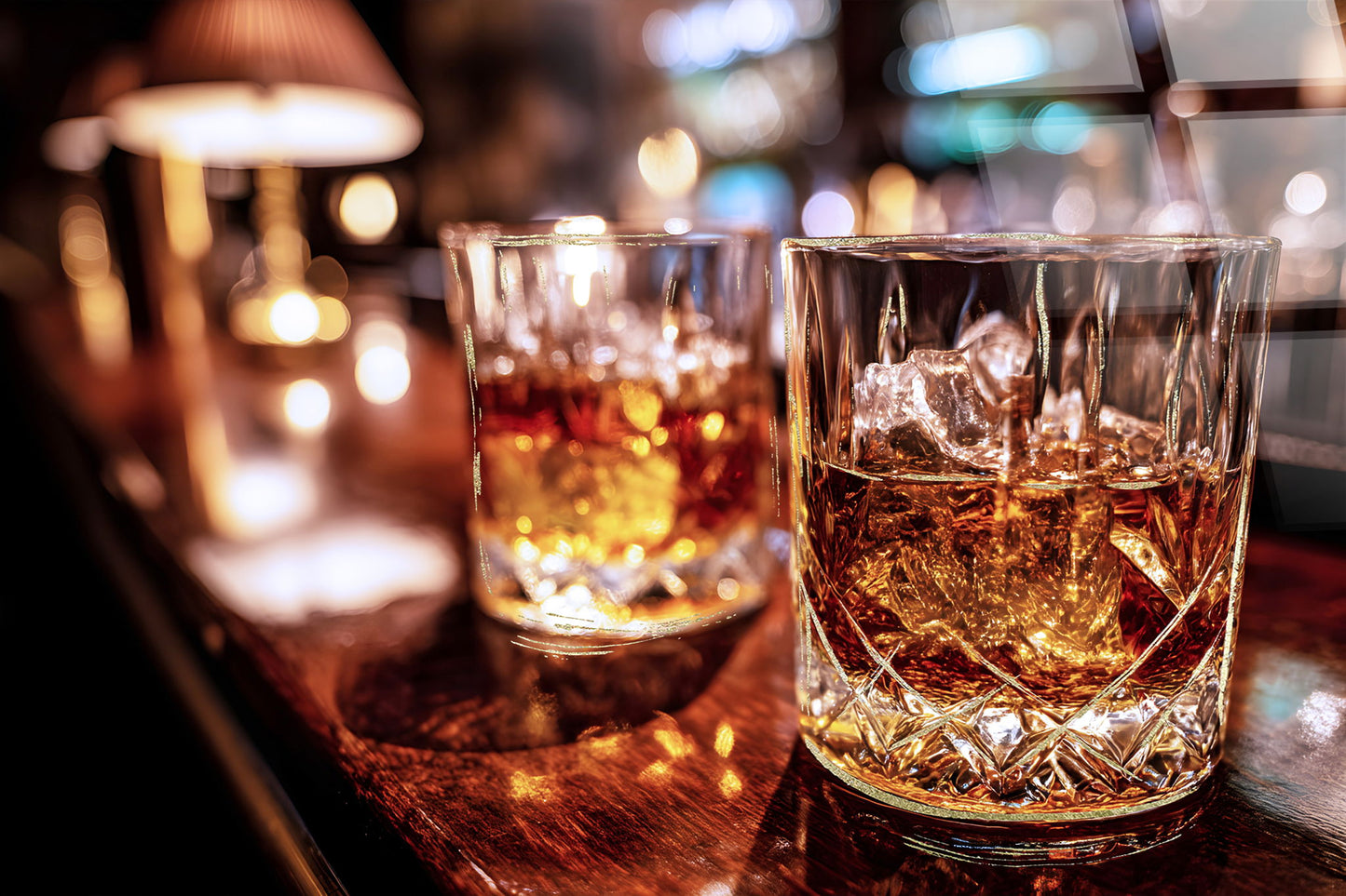 Amber Nightcap Tempered Glass With Foil - Amber / Brown