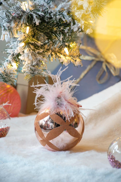 Christmas Ball Ornaments, Decorative Hanging Ball Tree Ornaments For Holiday Party Decorations