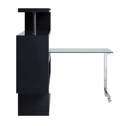 Buck II - Writing Desk With Bookshelf
