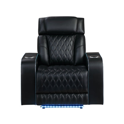 Electra - Power Recliner With Power Headrest, Massage, LED Lighting And USB Control