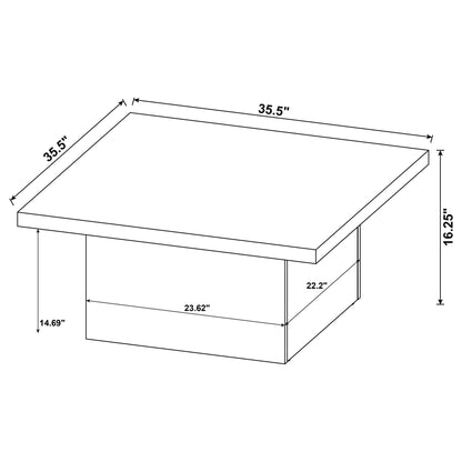 Eldridge - Coffee Table Set With Square Tops