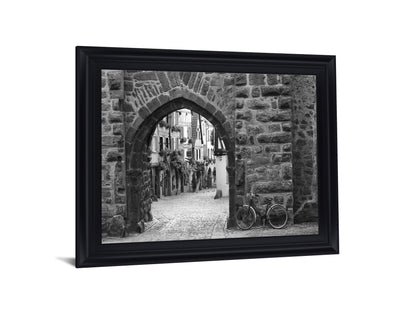 Quiet Passageway - 28" x 34" Framed Wall Art - Dark Gray
