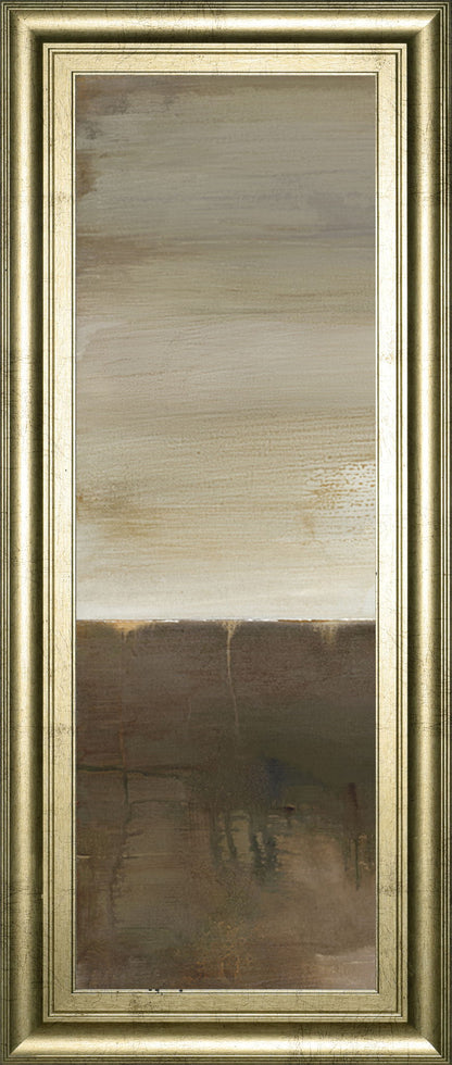 September Fog Descending By Heather Ross - Framed Print Wall Art - Dark Brown