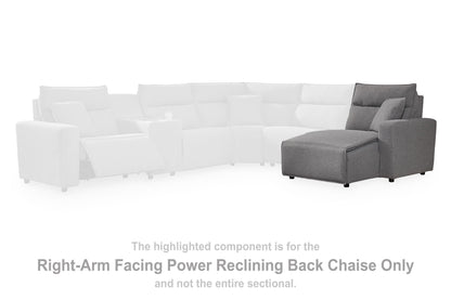 Modmax II - RAF Press Back Power Chaise - Salt And Pepper