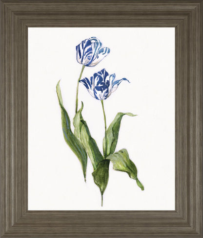22x26 Lively Botanical II By Sally Swatland - White
