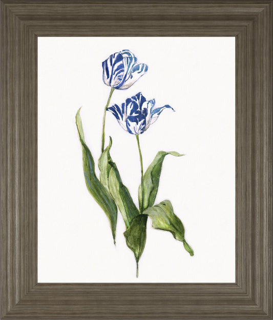 22x26 Lively Botanical II By Sally Swatland - White